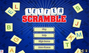 Letter scramble game 1